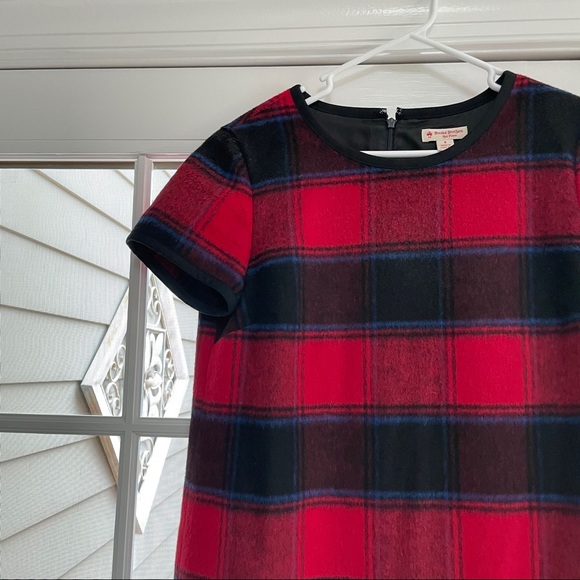 Brooks Brothers Red Fleece Plaid Wool Holiday Dress - Picture 9 of 10